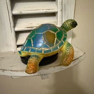 Colorful Turtle Figurine little lamp